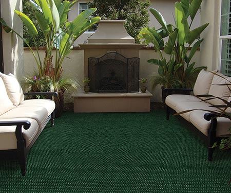 Courtyard Room Scene