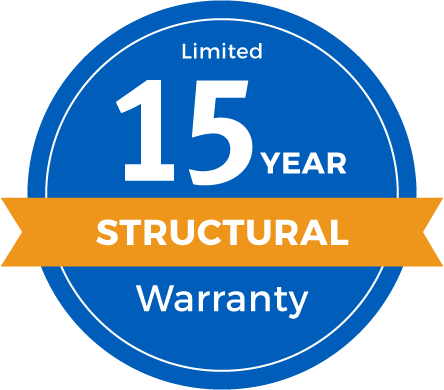 15 Year Limited Structural Warranty Badge