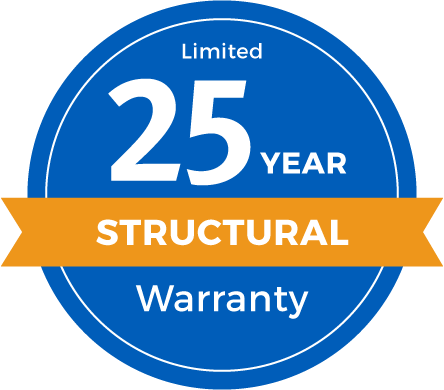 25 Year Limited Structural Warranty Badge