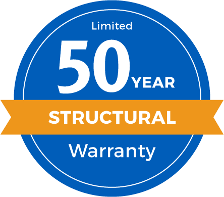 50 Year Limited Structural Warranty Badge