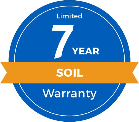 7 Year Limited Soil Warranty Badge