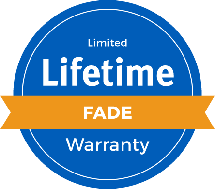 Lifetime Limited Fade Warranty Badge