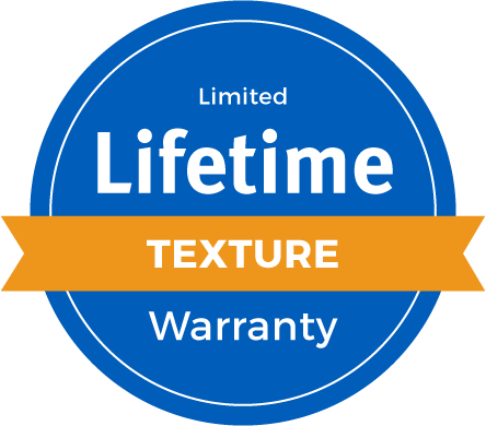 Lifetime Limited Texture Retention Warranty Badge