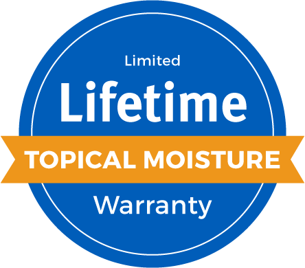 Lifetime Limited Topical Moisture Warranty Badge